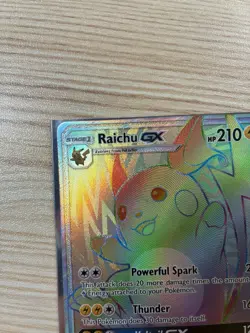 Raichu GX - 75/73 - Secret Rare NM Pokemon SM - Shining Legends - Image 2