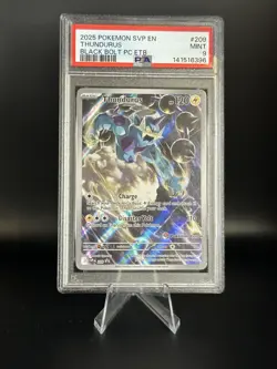Pokemon Center Thundurus Promo PSA 9 Graded Pokemon Card - Image 1