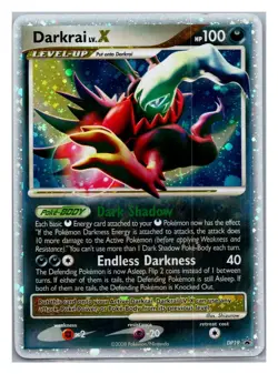 Pokemon TCG Darkrai LV.X - DP19 - Diamond and Pearl Promos (PR) LP - Image 1