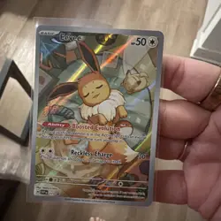 EEVEE (PRISMATIC EVOLUTIONS ETB) 173 HOLO SCARLET & VIOLET PROMO POKEMON NM - Image 1