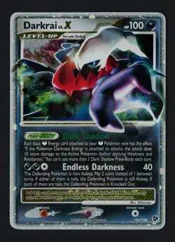 Darkrai LV.X 104/106 Great Encounters Holofoil Ultra Rare Pokemon TCG - Image 1