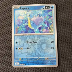 Lapras 031/142 Reverse Holo Pokemon TCG: Stellar Crown Near Mint (NM) - Image 1