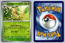 Leafeon 005/131 Reverse Holo Rare Prismatic Evolutions Pokemon Near Mint - Image 3