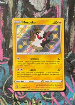 Morpeko SV044/SV122 Shining Fates Shiny Holo NM Pokemon TCG - Image 1