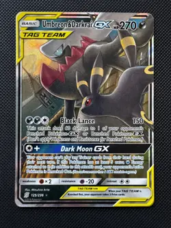 Pokemon S&M Umbreon & Darkrai GX 125/236 - Image 1