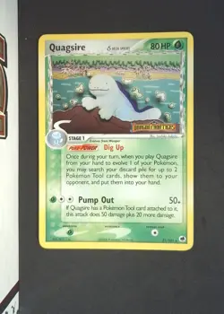 Quagsire δ Pokemon Dragon Frontiers DF #21 Reverse Holo Stamped - Image 1