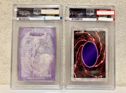 2cards set Blue Eyes White Dragon Carddass PSA7 & Sealdass PSA8 BANDAI YuGiOh - Image 2