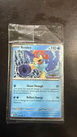 Keldeo Chaos Rising Stamped Promo Sealed #019 Pokemon - Image 1