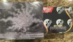 Pokemon TCG Mega Evolution Pitch Black SEALED Pokemon Center ETB + Booster Box - Image 1