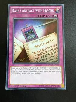 Yugioh! Dark Contract with Errors - DOCS-EN069 - Common - 1st Edition LP - Image 1
