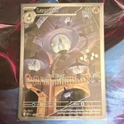 The Pokemon Company Lampent 102/086 White Flare IR Holo 1st Ed Stage 1 EN 2025 - Image 1