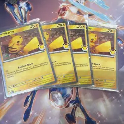 X4 Pikachu (Pokemon Day 2026) 051/162 NM Playset - Image 1