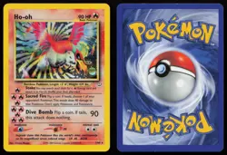 Ho-oh 7/64 Unlimited Holo Rare Neo Revelation Pokemon English LP - Image 3