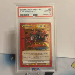 MetaZoo Hiroquest Toxic Fumes Full Holo 24/66 Limited Promo PSA 10 Gem Mint - Image 1
