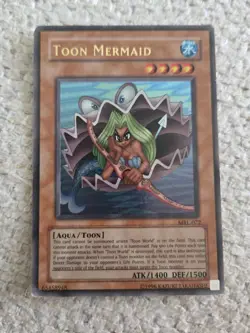 Toon Mermaid Unl Edition MRL-072 DMG Yugioh - Image 1