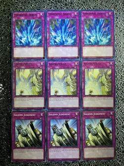 3x Solemn Judgment + 3x Solemn Strike + 3x Torrential Tribute | Yu-Gi-Oh! - Image 1
