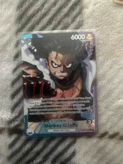 Bandai One Piece Monkey D. Luffy OP11-040 Leader Alt Art Foil - Image 1