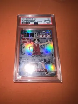 2026 One Piece EN College Basketball US Voyage #055 Monkey D Luffy PSA 10 - Image 1