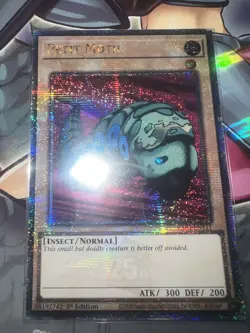 RA04-EN111 Petit Moth : Quarter Century Secret Rare 1st Edition Mint YuGiOh Card - Image 1