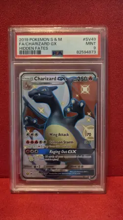 Charizard GX SV49/SV94 Hidden Fates: Shiny Vault Holo PSA 9 - Image 1