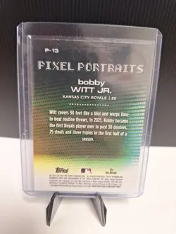2025 Bowman's Best - Pixel Portraits Bobby Witt Jr. #P-13 - Image 2