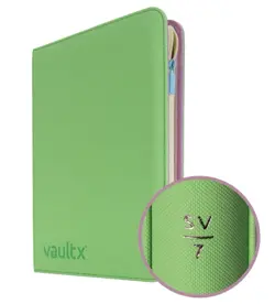 VaultX ExoTec SV7 (Stellar Crown) FIRST EDITION 9 Pocket Sideloading Zip Binder - Image 1