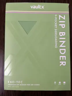 VaultX ExoTec SV7 (Stellar Crown) FIRST EDITION 9 Pocket Sideloading Zip Binder - Image 5