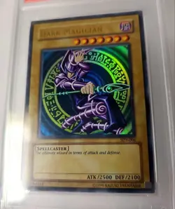 PSA 10 Dark Magician SDY006 Asian English 2002 Ultra Rare Unlimited YuGiOh! - Image 2