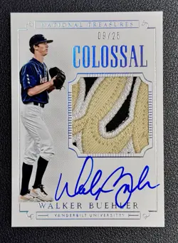 WALKER BUEHLER 2015 National Treasures Colossal Patch Auto 9/25 Vanderbilt - Image 1