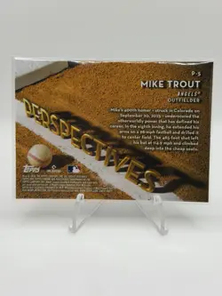 2026 Topps Chrome Baseball Perspectives P-5 Mike Trout, Los Angeles Angels - Image 2