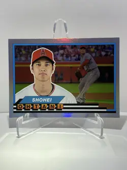 2021 Topps Archives Rainbow Foil Shohei Ohtani #89BF-1 Showtime - Image 1
