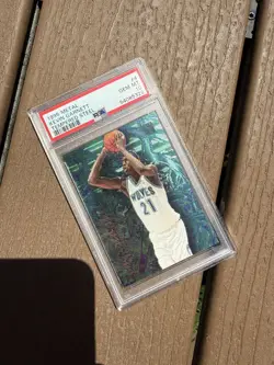 1995 Metal Kevin Garnett Tempered Steel #4 PSA 10 ROOKIE LOW POP - Image 2