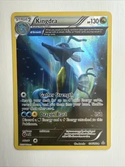 Pokemon Card Kingdra 108/160 XY Primal Clash Reverse Holo Rare Near Mint - Image 1