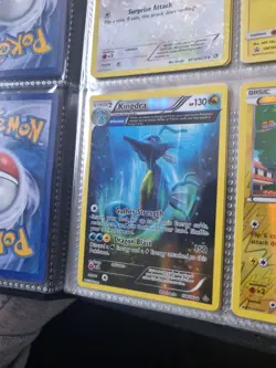 Pokemon TCG Kingdra 108/160 Primal Clash Full Art Holo Rare Card Near Mint - Image 1