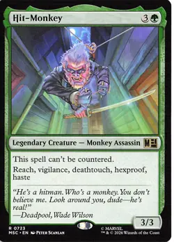 Hit-Monkey 723 Rare Commander: Marvel Super Heroes Magic: The Gathering NM - Image 1