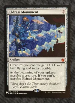 Eldrazi Monument #216 (NM) Commander Anthology CMA Magic MTG - Image 1