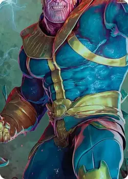 Thanos, the Mad Titan (#5) - Art Card MSH Art NM MTG - Image 1