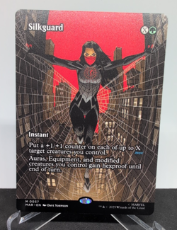 MTG Silkguard - Marvel Spiderman M 0037 - Comic Borderless - Free P&P - Image 1