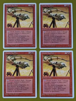Orcish Artillery x4 Fourth Edition 4th 4x Playset Magic the Gathering MTG - Image 1