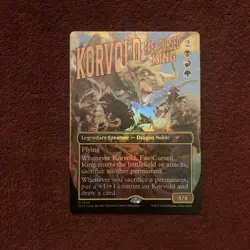 Korvold, Fae-Cursed King (Rainbow Foil) Secret Lair Drop Foil - Image 1