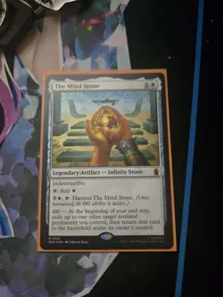 Magic: The Gathering Marvel The Mind Stone Foil Mythic Rare #0021 MTG - Image 1