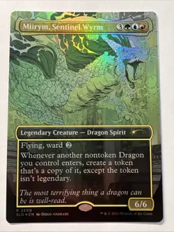 Miirym, Sentinel Wyrm 2500 Foil Secret Lair Whispers in Candlekeep D&D - Image 1