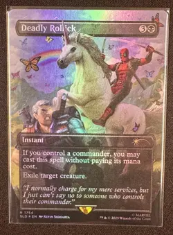 Deadly Rollick (Rainbow Foil) Secret Lair Drop Foil MTG NM - Image 1