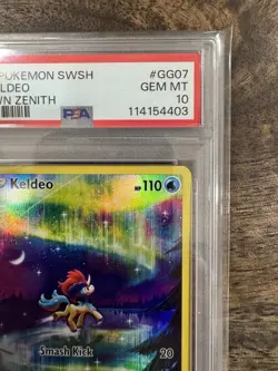 Keldeo GG07/GG10 PSA 10 Galarian Gallery Holo Pokemon Card Crown Zenith NEW CERT - Image 4