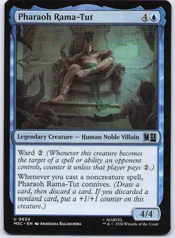 Pharaoh Rama-Tut 634 UC Commander: Marvel Super Heroes MTG NM/M - Image 1