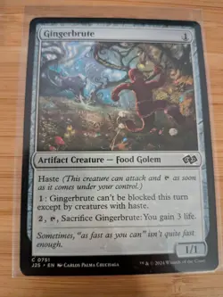 MTG Gingerbrute 0751 J25 Foundations M/NM Free UK P&P - Image 1