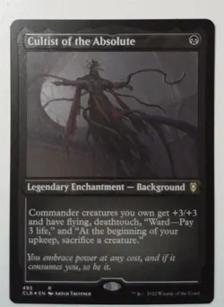 Cultist of the Absolute *ETCHED FOIL Uncommon* Magic MtG x1 CLB Baldur's Gate - Image 1
