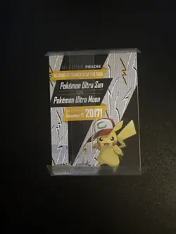 SEALED Pokemon Ash's Pikachu SM108 Black Star "I Choose You" Promo Card TCG SM - Image 2