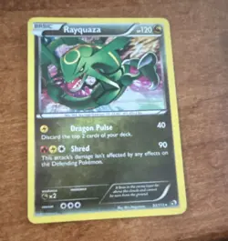 Rayquaza 93/113 Legendary Treasures Holo Rare English Pokemon TCG 120 HP - Image 1