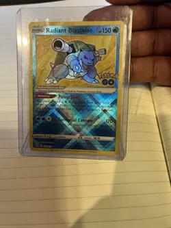 The Pokemon Company Radiant Blastoise 018/078 Pokemon GO Holo EN (2022) 150HP - Image 1